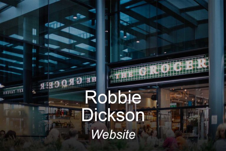 Website – Robbie Dickson